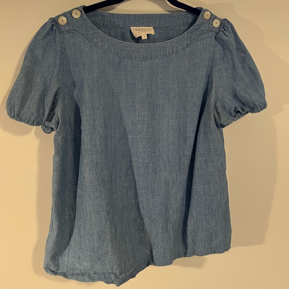 Sezane denim top size Fr 40
